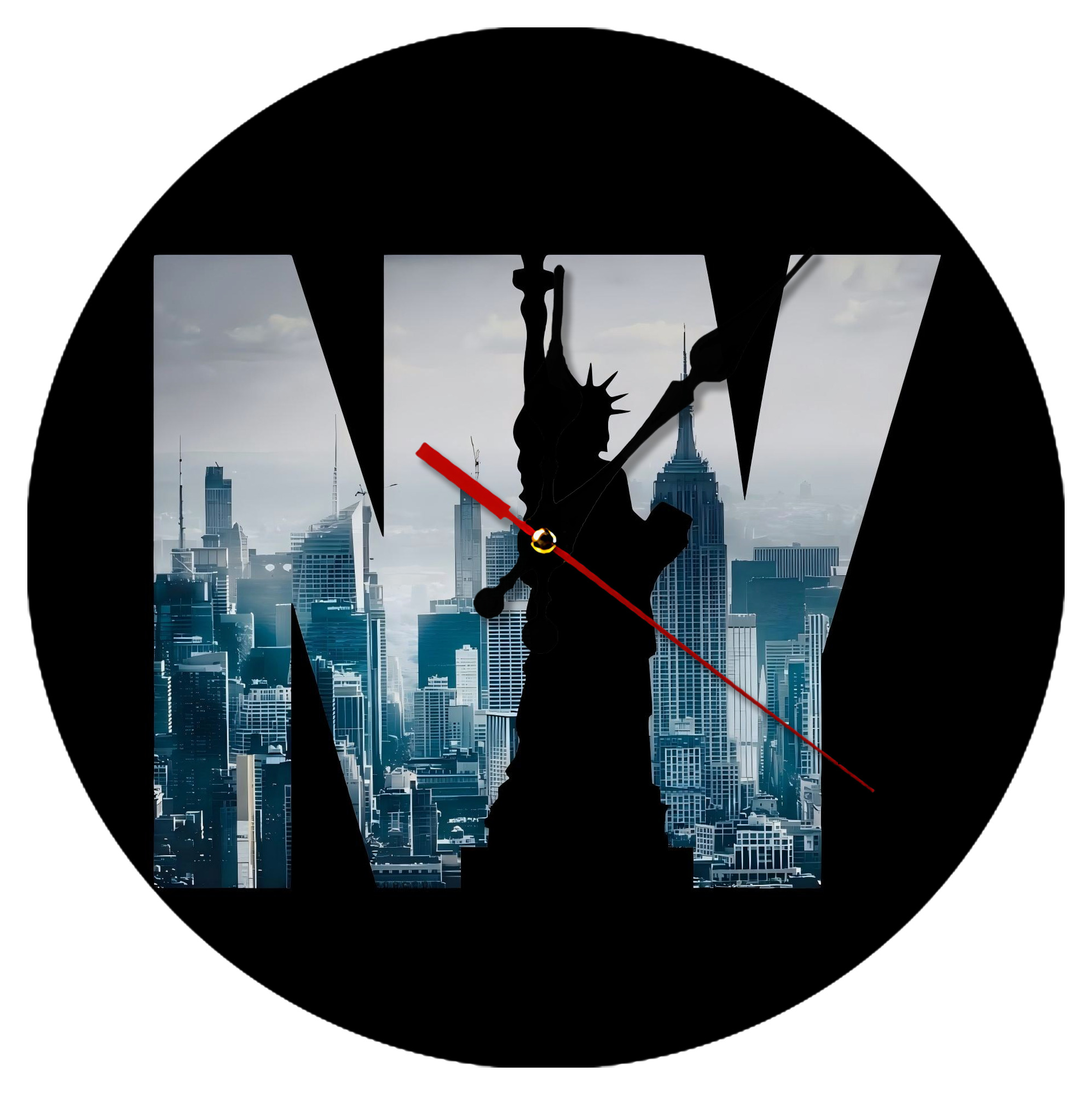 New York Yankees 142 Silent Round Wall Clock – Modern & Stylish DIY Design, Durable Wood Construction, Easy To Install – Perfect For Office, Bedroom, Living Room, And More